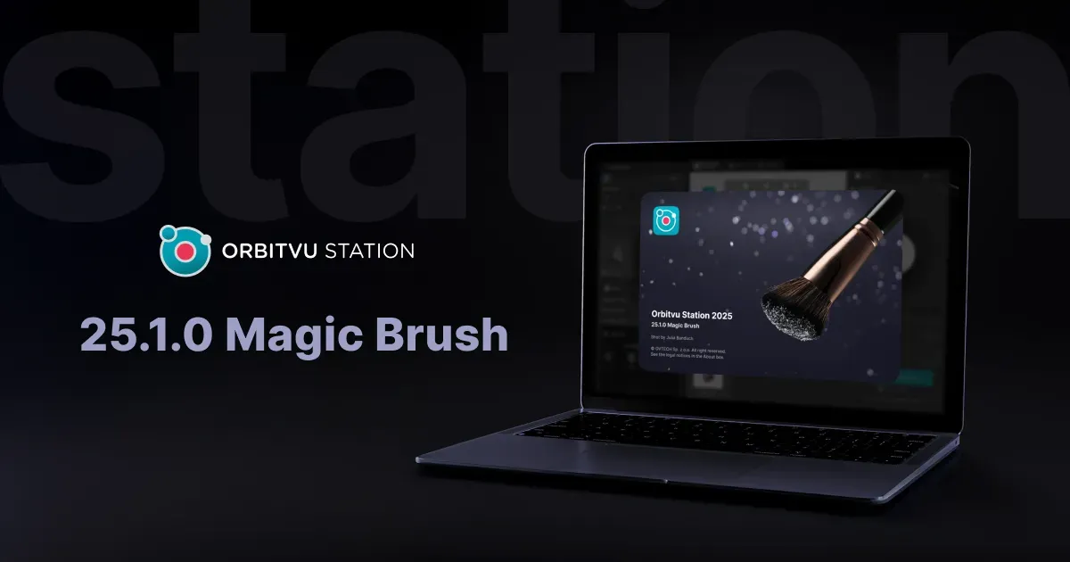 Orbitvu Station 25.1.0 - améliorez votre contenu