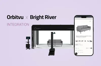 Collaboration Orbitvu x Bright River pour du contenu interactif