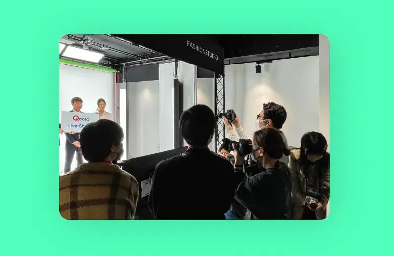 Qoo10 JAPAN Live Studio propulsé par Orbitvu !