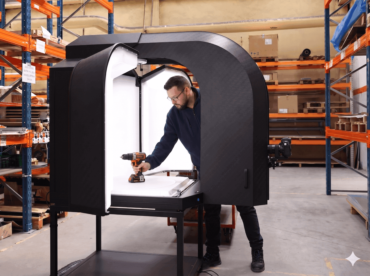 Workflow de numérisation industrielle Orbitvu
