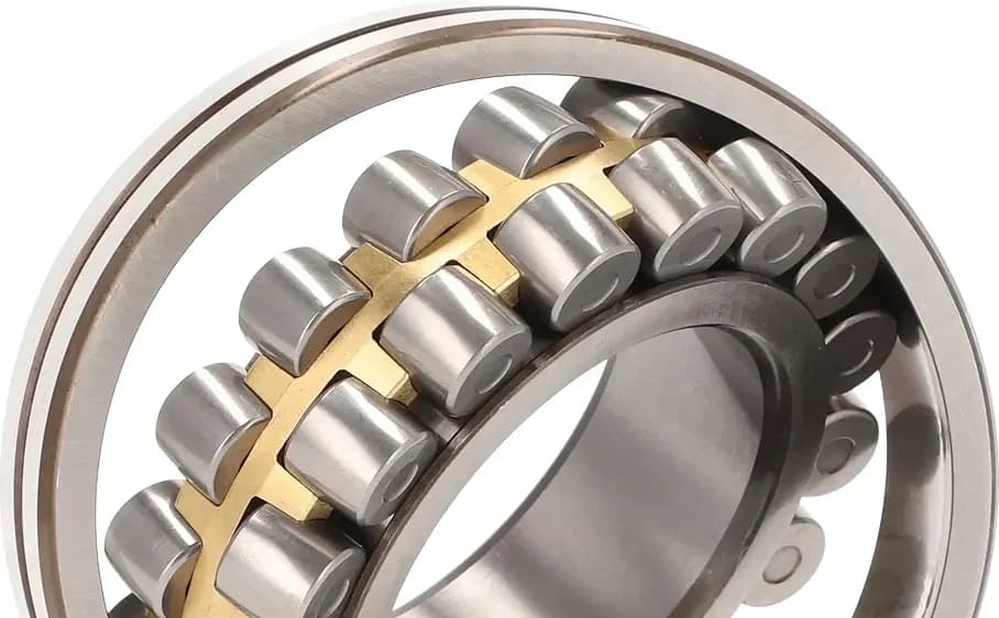 Exemple de détail de roulement zoomé pour le contrôle qualité