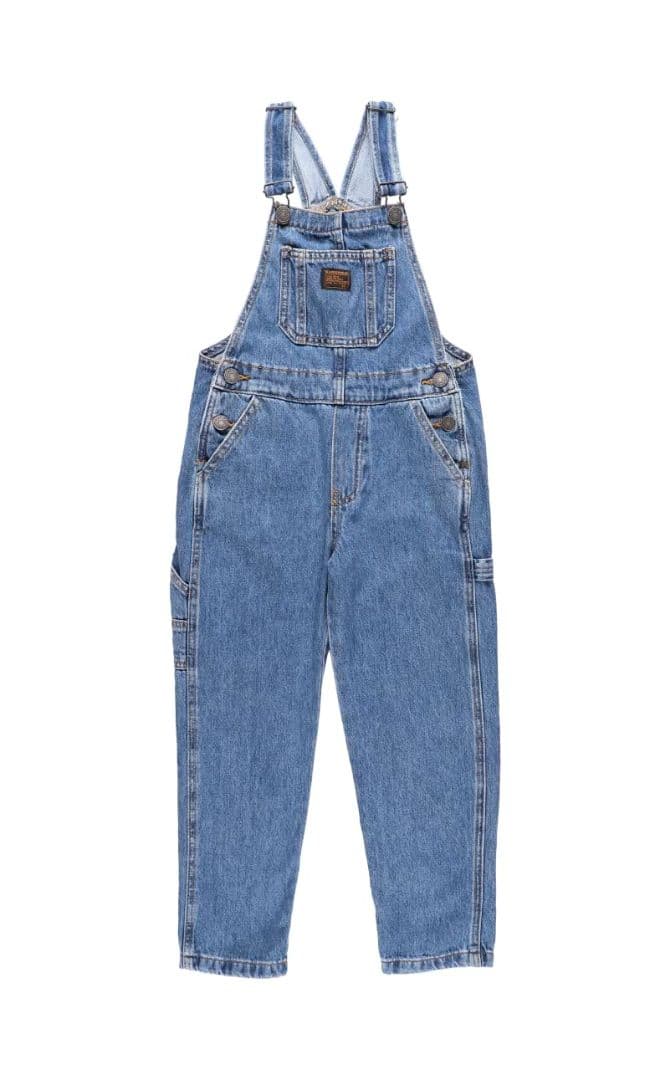 Salopette en denim bleu classique