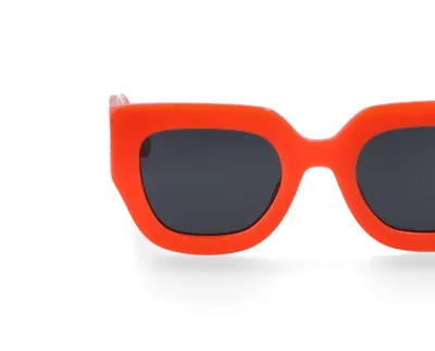 Lunettes rondes en acétate vertes