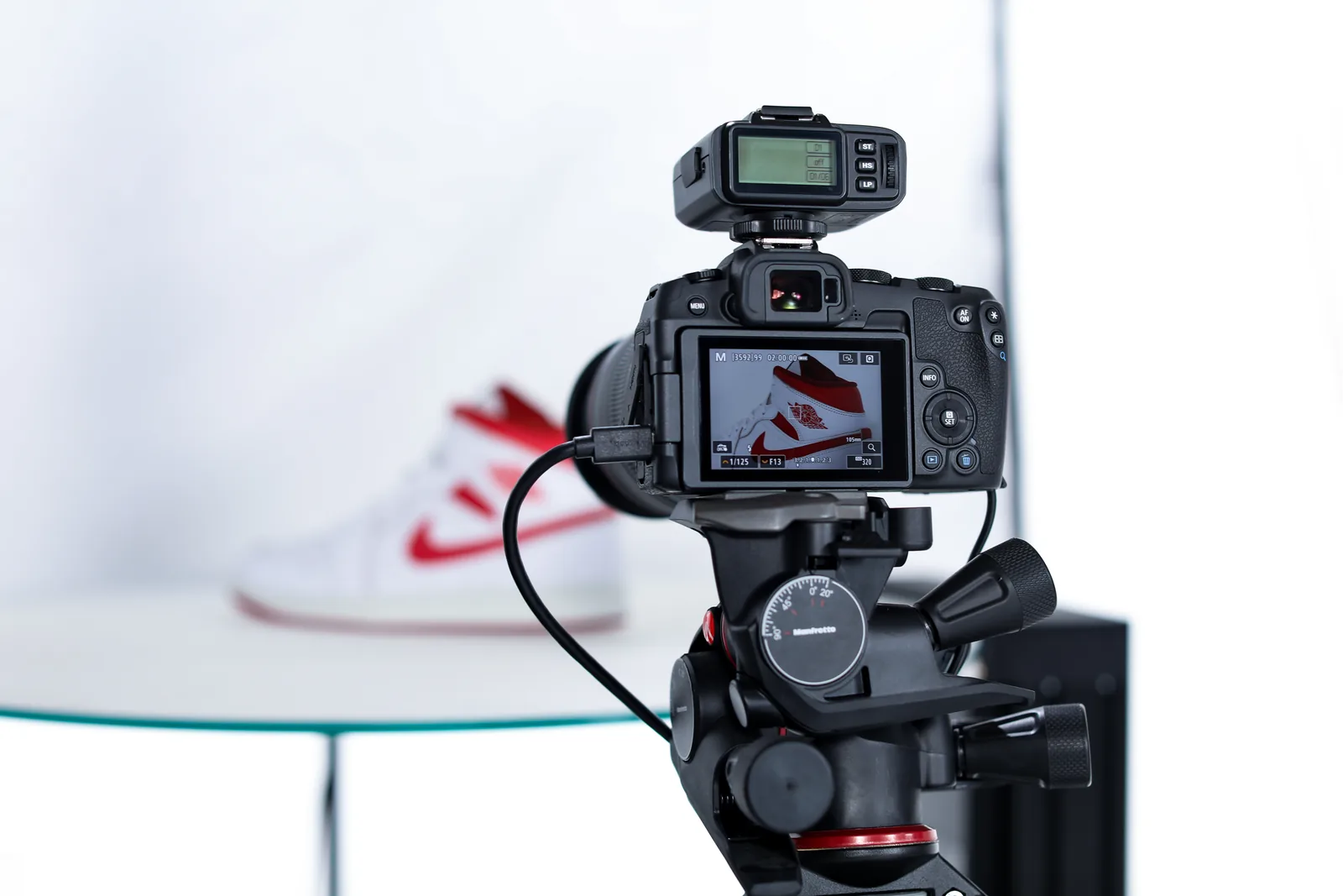 N'importe quelle configuration de studio avec appareil Canon