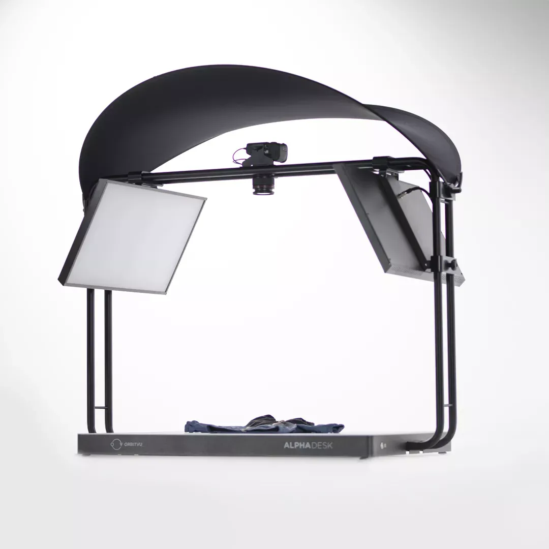 Aperçu des spécifications du studio de photographie produit automatisé Alphadesk