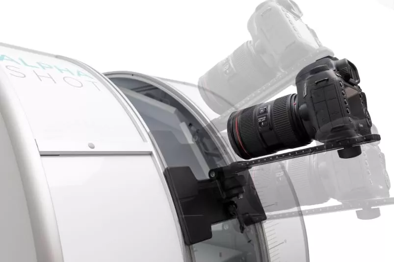 Support de caméra intégré sur Alphashot 360