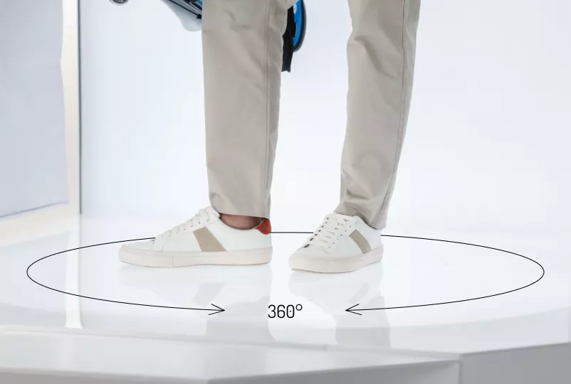 Plateau tournant motorisé sur Alphastudio XXL