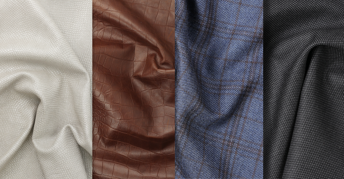 Texture textile revelee par un eclairage lateral