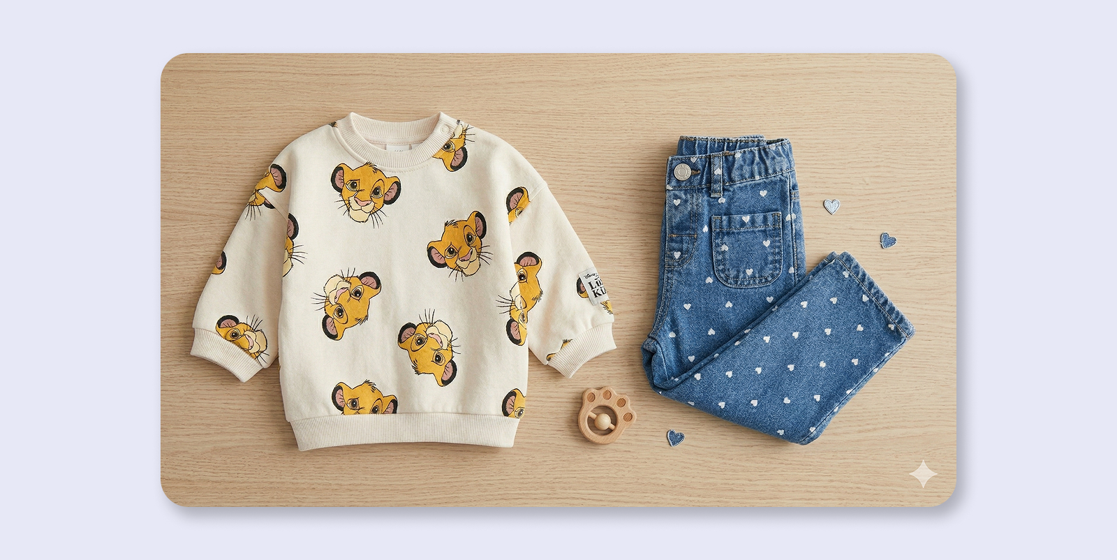 Still life flat lay example