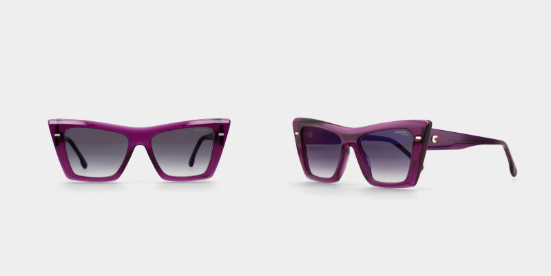 deux photos de lunettes de soleil