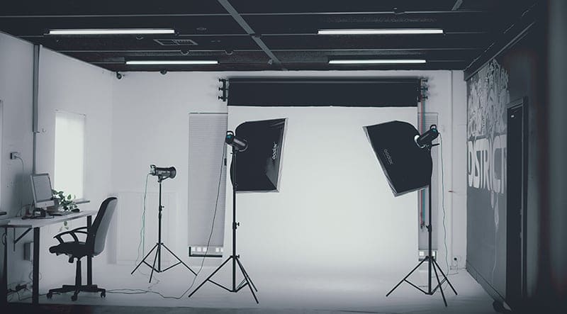 Un montage de studio traditionnel