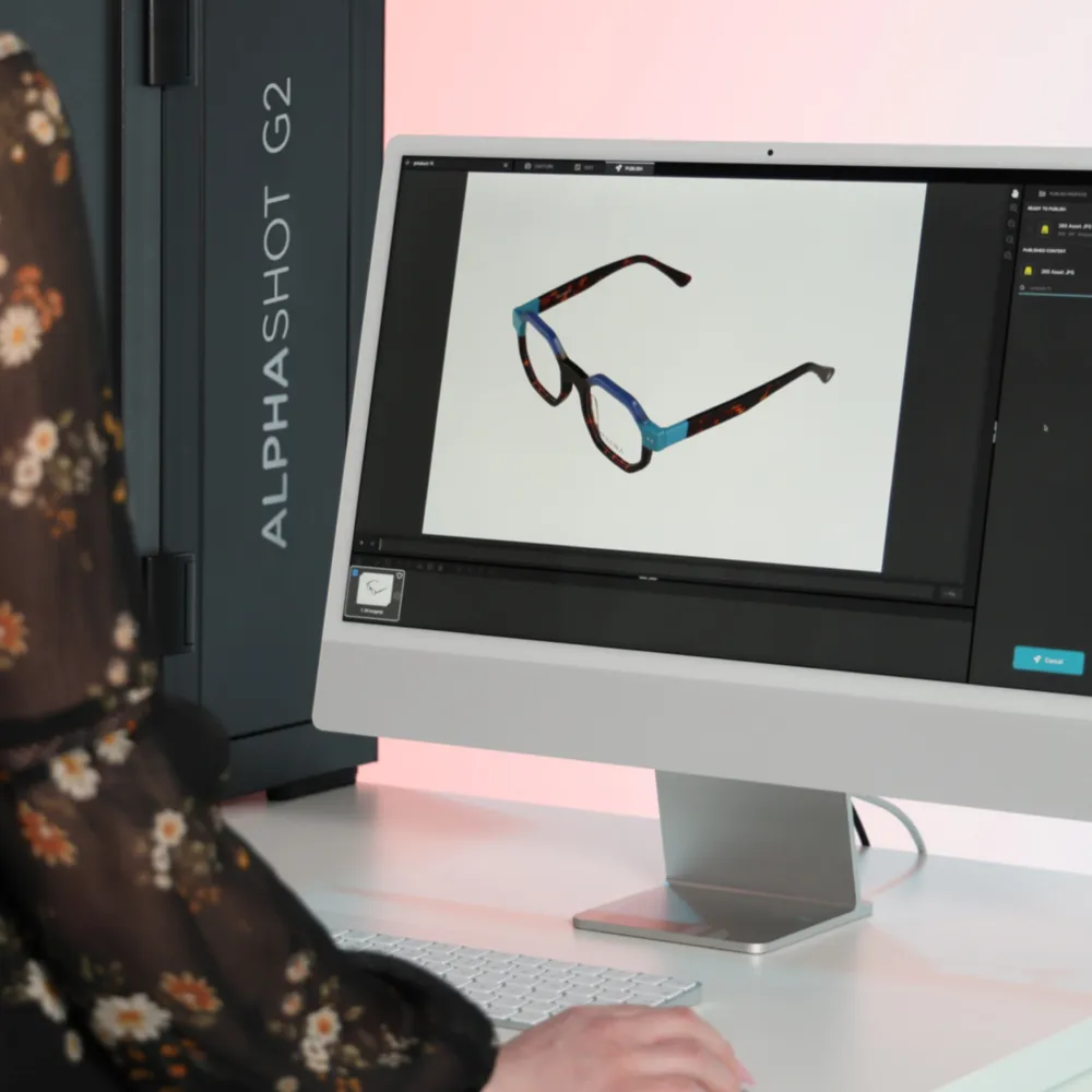 Simplicité d’utilisation pour la photographie d’eyewear
