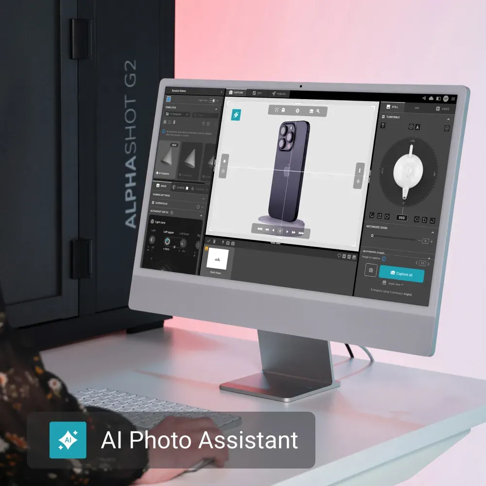 Alphashot Pro G2 avec AI Photo Assistant